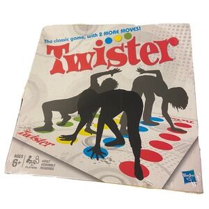 Twister by Hasbro - The Classic Game With Two More Moves - New & Sealed